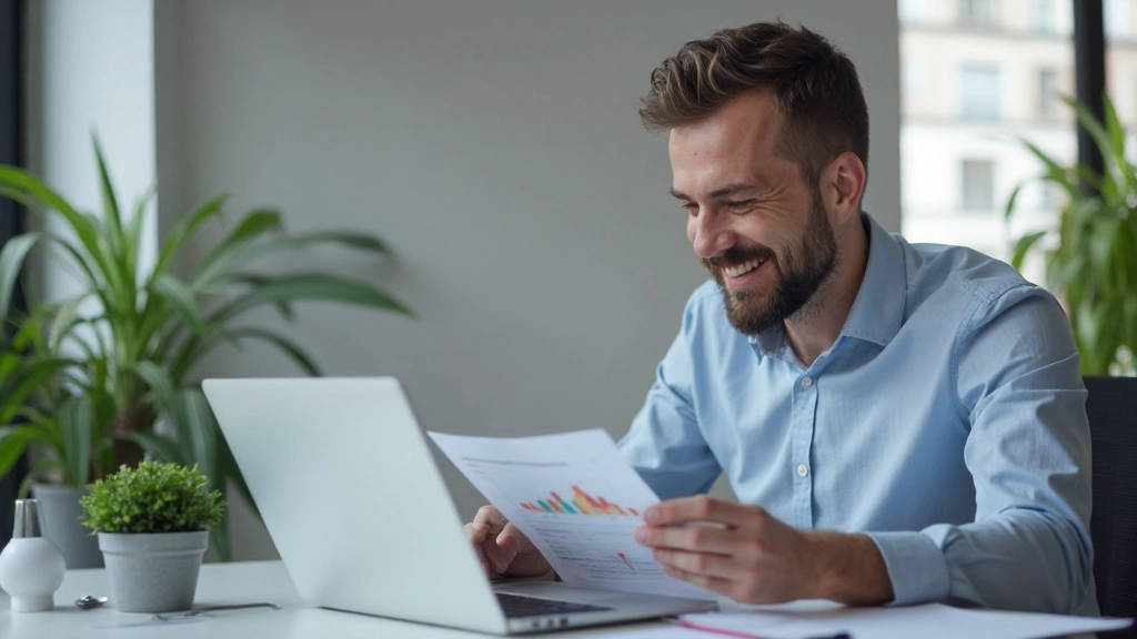 Profesionálny obrázok týkajúci sa merania pokroku a sledovania